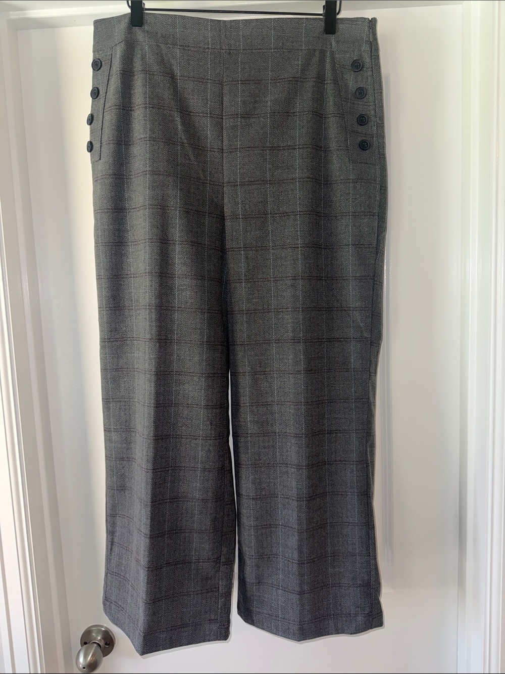 NWT LOFT High Rise Wide-Leg Pants Size 10